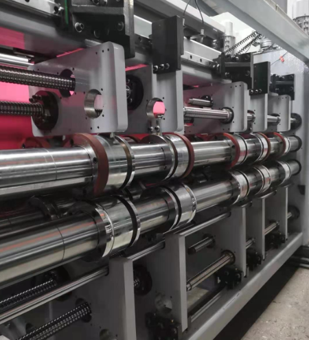 PRY-D1224 উচ্চ গতির সম্পূর্ণ স্বয়ংক্রিয় 4 রঙের ফ্লেক্সো প্রিন্টিং স্লটিং ডাই কাটিং স্ট্যাকিং মেশিন 7