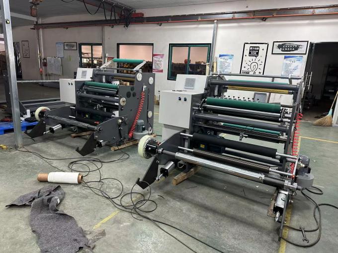 FQ-800A হাই স্পিড অটোমেটিক BOPP পিভিসি পিইটি পিই পিপি ফিল্ম পেপার কাটিয়া পুনরায় মোড়ানো মেশিন 2