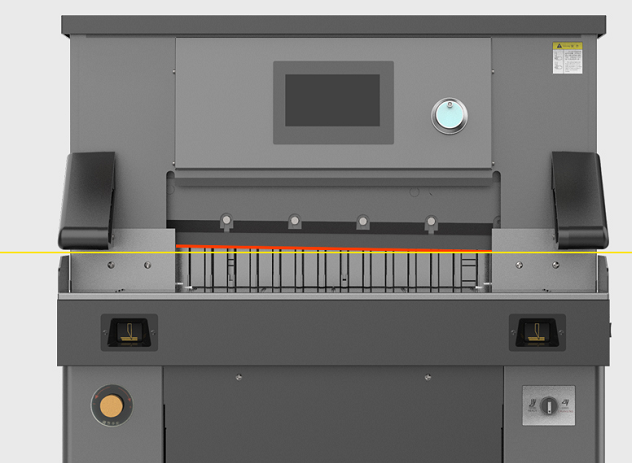 H5010L হাইড্রোলিক পরিবর্তনশীল ফ্রিকোয়েন্সি মাইক্রোকম্পিউটার প্রোগ্রাম কন্ট্রোল পেপার কাটার মেশিন 5