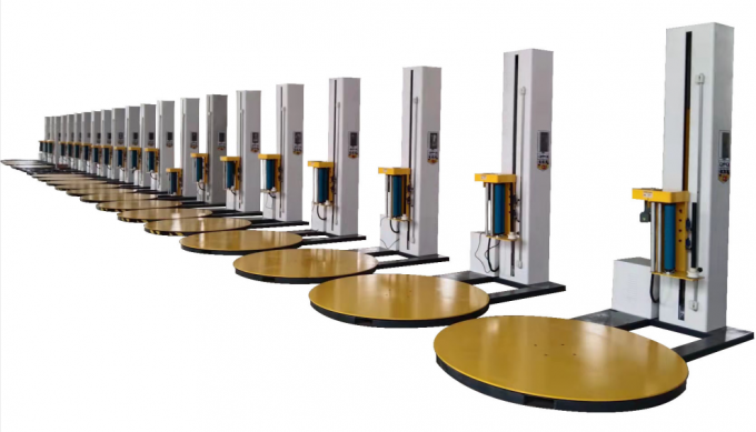 BL1650P বৈদ্যুতিক স্বয়ংক্রিয় প্যালেট স্ট্রেচ ফিল্ম মোড়ক মেশিন খাদ্য, পানীয়, টেক্সটাইল, পণ্য, রাসায়নিক এবং পোশাকের জন্য 2