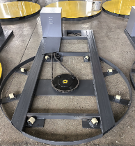 BL1650P বৈদ্যুতিক স্বয়ংক্রিয় প্যালেট স্ট্রেচ ফিল্ম মোড়ক মেশিন খাদ্য, পানীয়, টেক্সটাইল, পণ্য, রাসায়নিক এবং পোশাকের জন্য 3