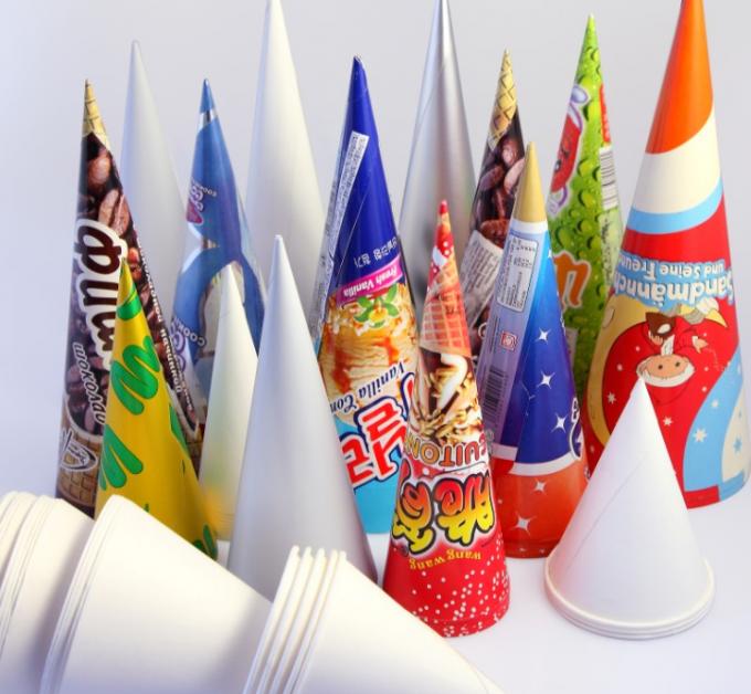 PRY-220/300 উচ্চ গতির আইসক্রিম কোণ টাইপ পেপার কাপ স্লিভ তৈরি করার মেশিন 2