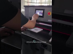 H498T টাচ স্ক্রিন হাইড্রোলিক পেপার কাটার মেশিন