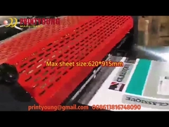 SGUV সিরিজ সেমি অটোমেটিক বা অনলাইন গ্লেজিং ফুল স্পট UV আবরণ মেশিন