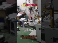 PRY-55 আমদানিকৃত Contactor Solid State Heating স্বয়ংক্রিয় সার্ভো গোল্ড হট ফয়েল স্ট্যাম্পিং মেশিন