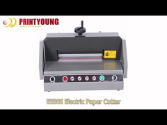E330S ছোট আকারের ডাবল গাইড বৈদ্যুতিক ডেস্কটপ পেপার কাটার মেশিন
