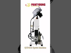 QC54222 সেমি-অটোমেটিক জুতা বোতামহোল আইলেটিং প্রেস পাঞ্চিং মেশিন তৈরি